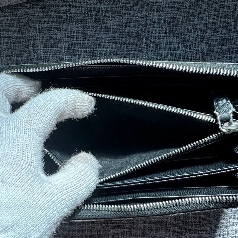 Prada Black Leather Wallet